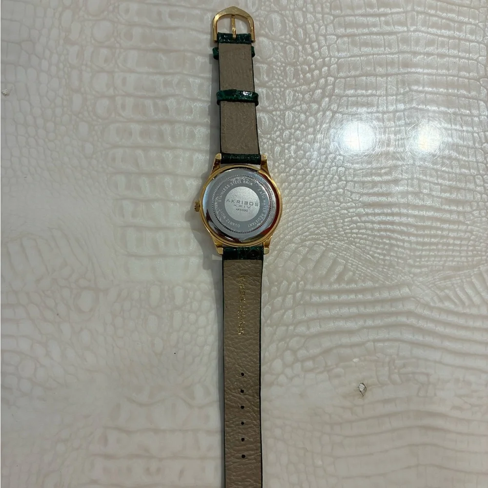 Akribos  Gold color Watch